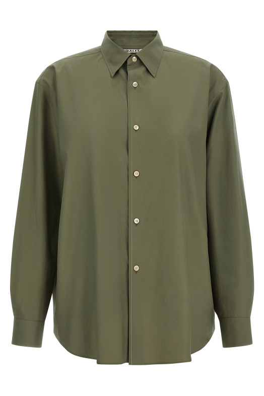 'Washed Finx Twill' shirt Green