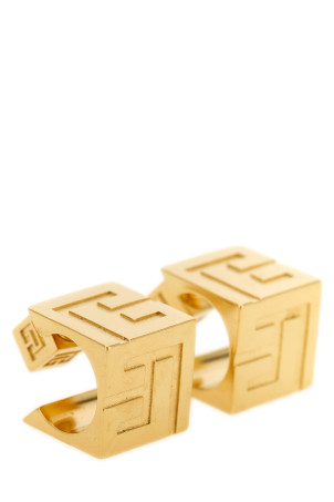 'PB 3D' earrings Gold