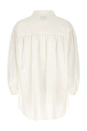 'Frilled Gather' shirt White