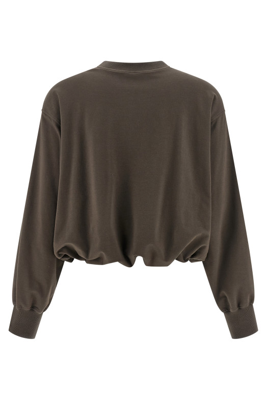 Cotton sweatshirt Brown