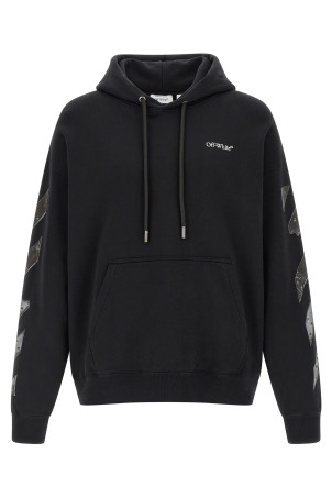 'Metal Arrow Skate' hoodie Black