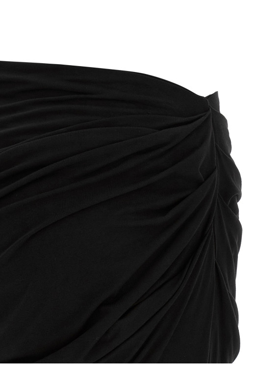 'Drape' skirt Black
