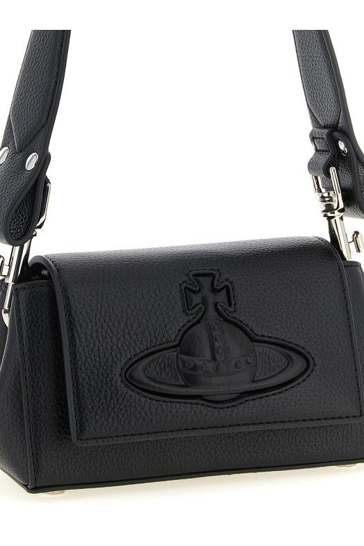 'Hazel' small shoulder bag Black