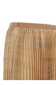 Pleated skirt Beige