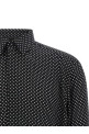 Polka dot shirt Black-grey