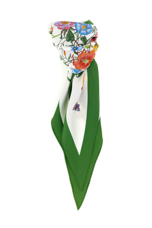 'Gucci Flora' scarf White