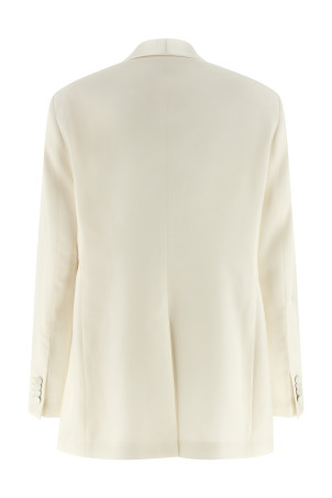 'Clarita' tuxedo dress White