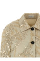 'Dazzling Seabed Embroidery' jacket Beige