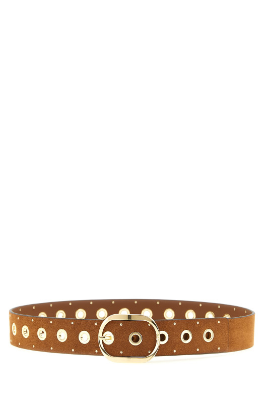 Studded belt Brown