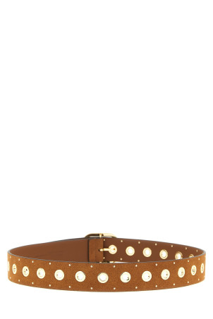 Studded belt Brown