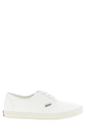 Cotton drill sneakers White