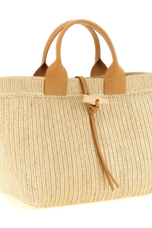 'L Le Roseau' shopping bag Beige