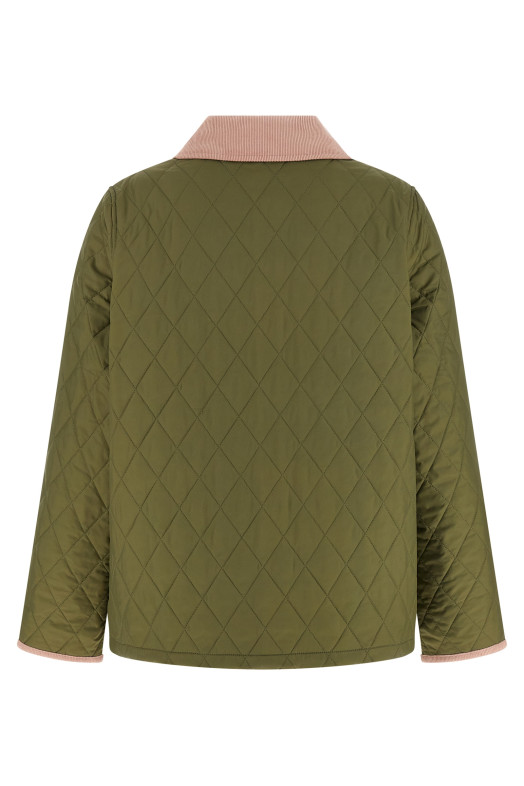 'Liddesdale Cropped Icons' jacket Green