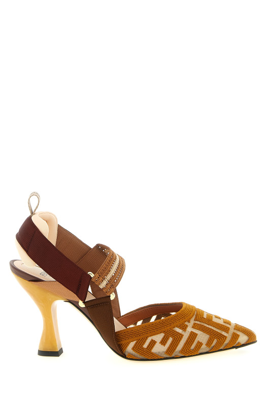 'Colibrì' slingback Brown