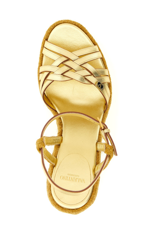 Valentino Garavani 'Bribri' espadrilles Gold