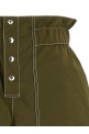 Gabardine shorts Green