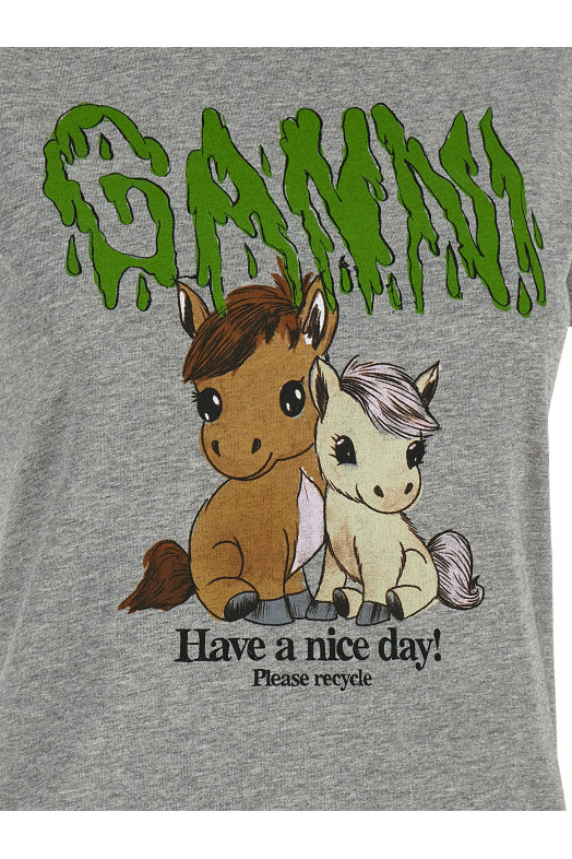 'Pony' T-shirt Gray