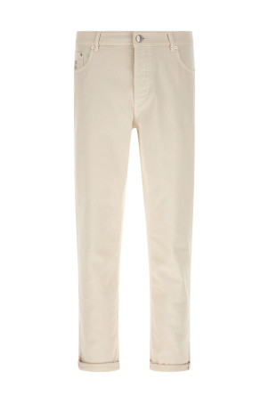 Comfort cotton jeans Beige