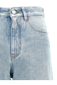 Contrast insert jeans BLUE