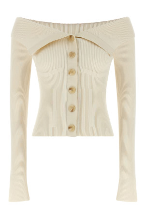 'Rebellion Bandeau' cardigan Beige