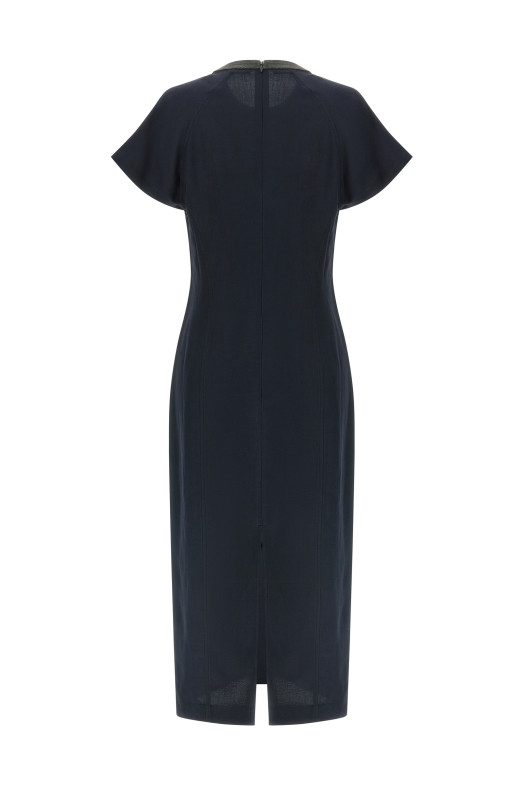 'Precious Collar' dress Blue
