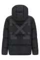 'Diagonal Arrow' down jacket Black