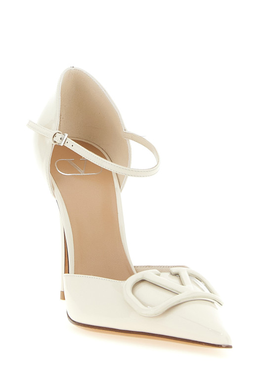Valentino Garavani 'D'Orsay' pumps White