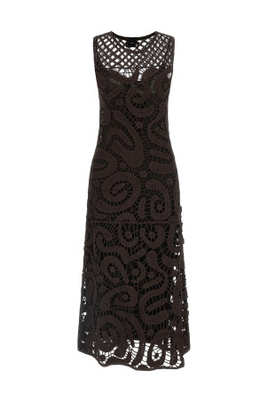 'Bufera' dress Brown