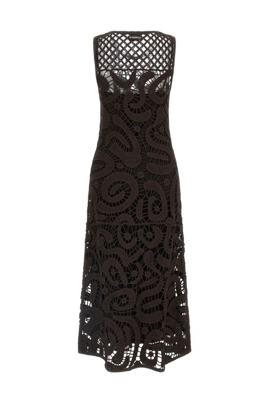 'Bufera' dress Brown