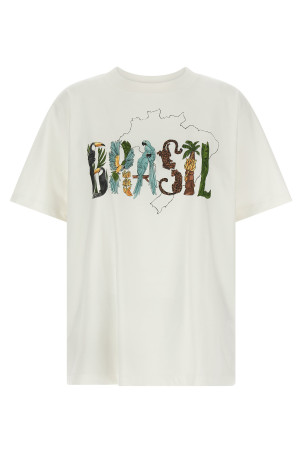 'Off-White Brasil' T-shirt White