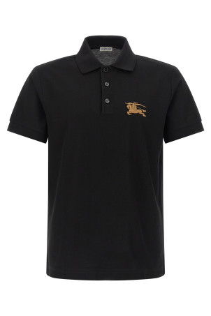 Embroidery polo shirt Black