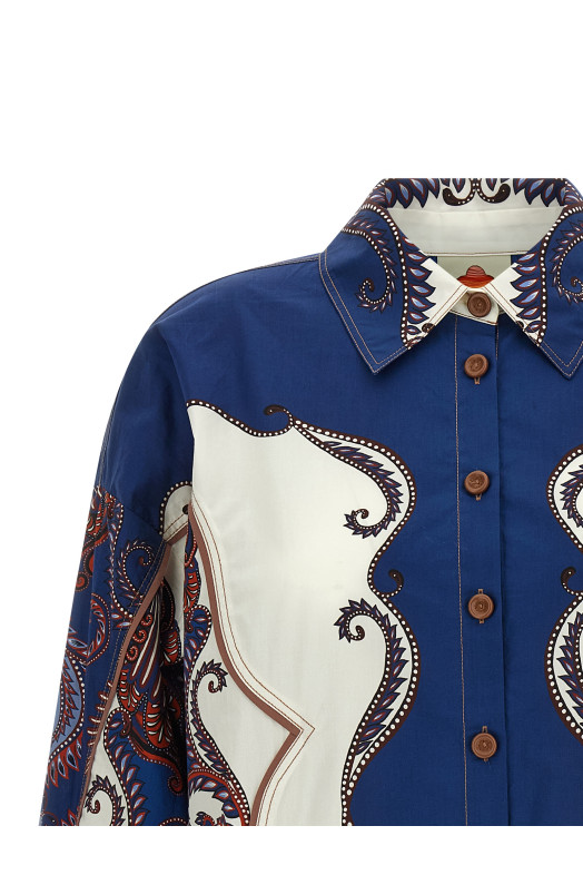 'Arabesque scarf Sand' shirt Multicolor