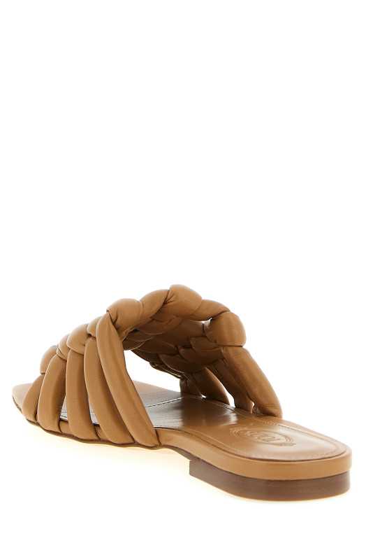 Nappa sandals Brown