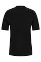 Mercerized cotton t-shirt Black