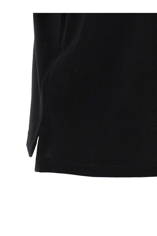 'Cassandre' embroidered polo shirt Black