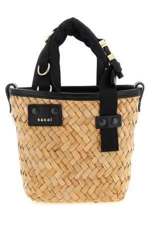 Micro 'Hybrid March' handbag Beige