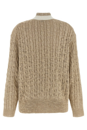 Braided cardigan Beige