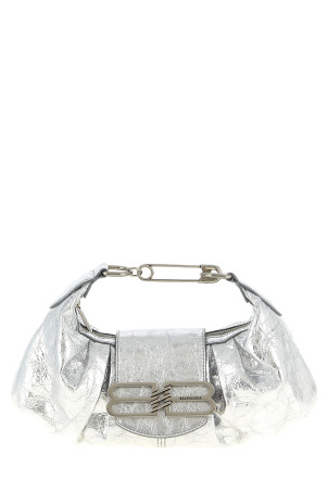 'Pamela' small shoulder bag Silver