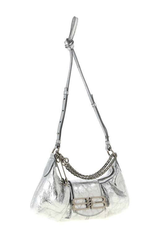 'Pamela' small shoulder bag Silver