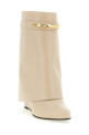 'Shark Pinch' ankle boots Beige
