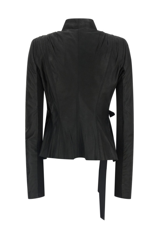 'Hollywood' Leather Jacket Black