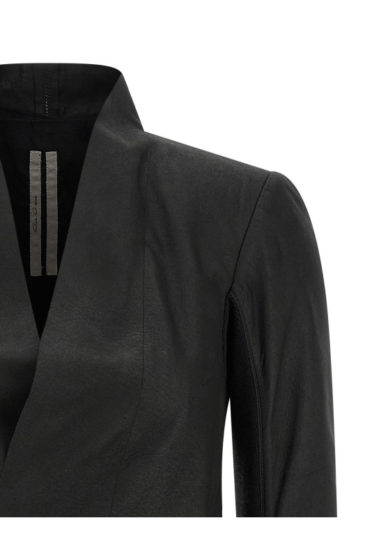 'Hollywood' Leather Jacket Black