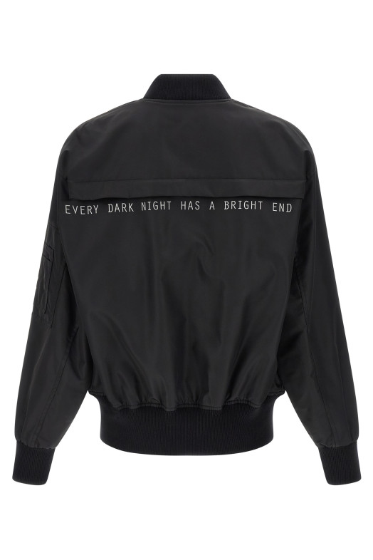 'Outer' bomber jacket Black