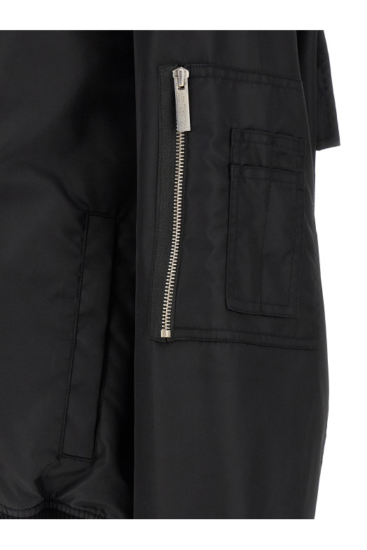 'Outer' bomber jacket Black