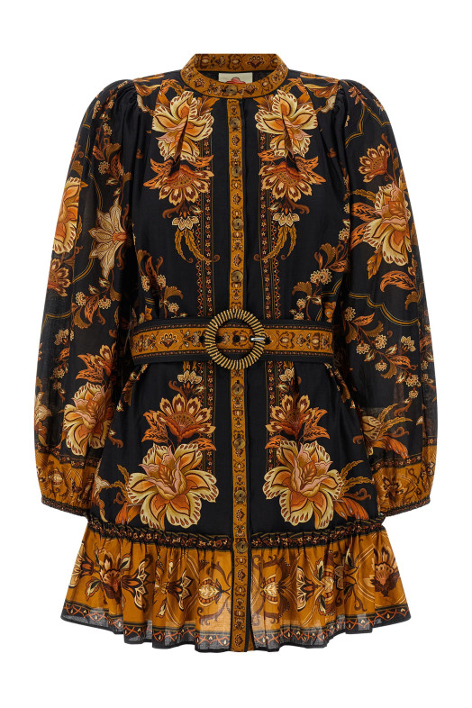 'Majestic Garden Black' dress Black