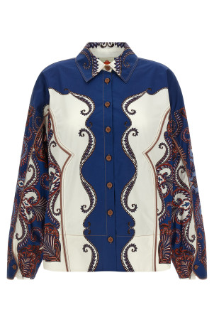 'Arabesque scarf Sand' shirt Multicolor