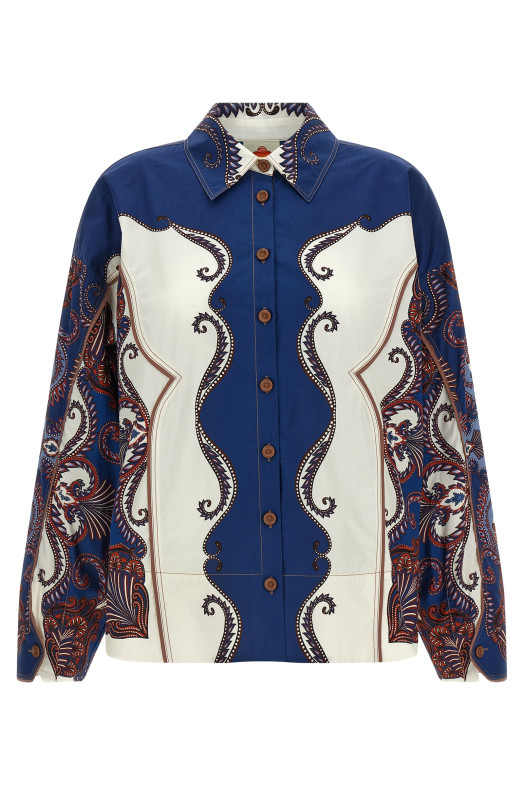 'Arabesque scarf Sand' shirt Multicolor