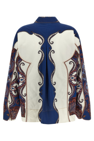'Arabesque scarf Sand' shirt Multicolor