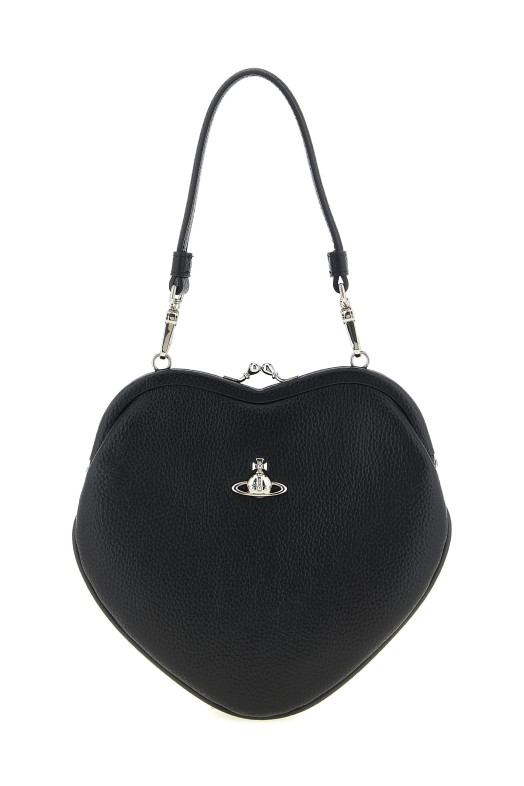 'Belle Heart Frame' handbag Black