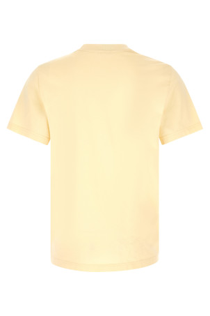Flocked logo T-shirt Beige